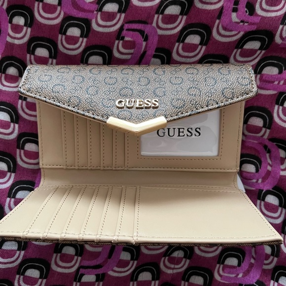 Guess Duo Wallet and mini-wallet in brown-beige - Picture 2 of 5